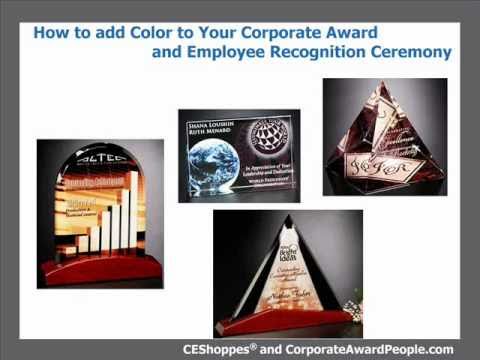 How to add Color to Your Corporate Award and Employee Recognition Ceremony