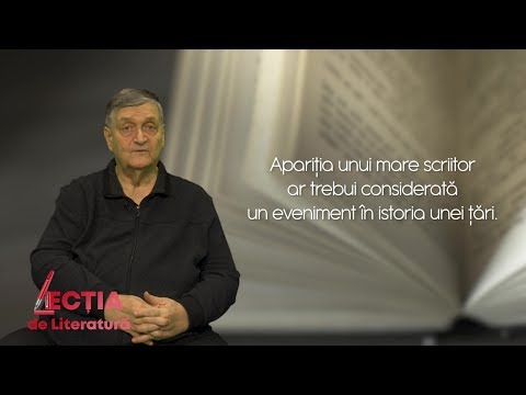 Lecția de Literatură. Valoarea Literaturii (23 02 2020)