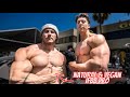 Dieser IFBB Pro ist NATURAL & VEGAN!😱 Pull Workout Im Golds Gym LA
