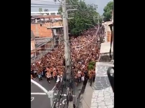 Flamengo - Vasco da Gama | Caminhada histórica da Força Jovem do Vasco rumo ao Maracanã