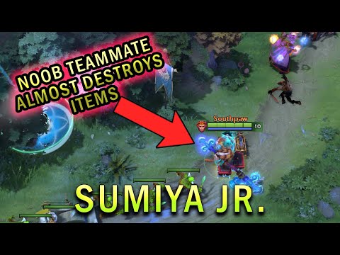Sumiya Jr. Invoker Carries NOOB Monkey King | Dota 2 Gameplay 7.28