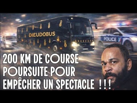 🚨 High-speed chase to stop a Dieudonné show!!!