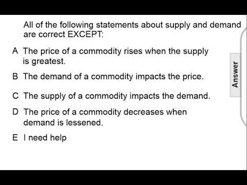 Supply and Demand FA31