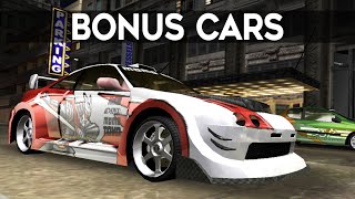 Need for Speed Underground - Bonus Cars