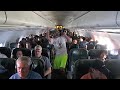 El Harlem Shake realizado en un avión