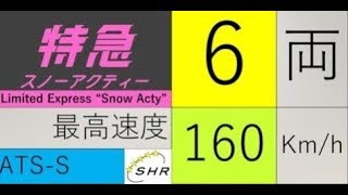 【ゆっくり実況】白部高速鉄道　特急スノーアクティー　鷺沼～豊江津間を京成AE型で運転してみた。【BVE5】