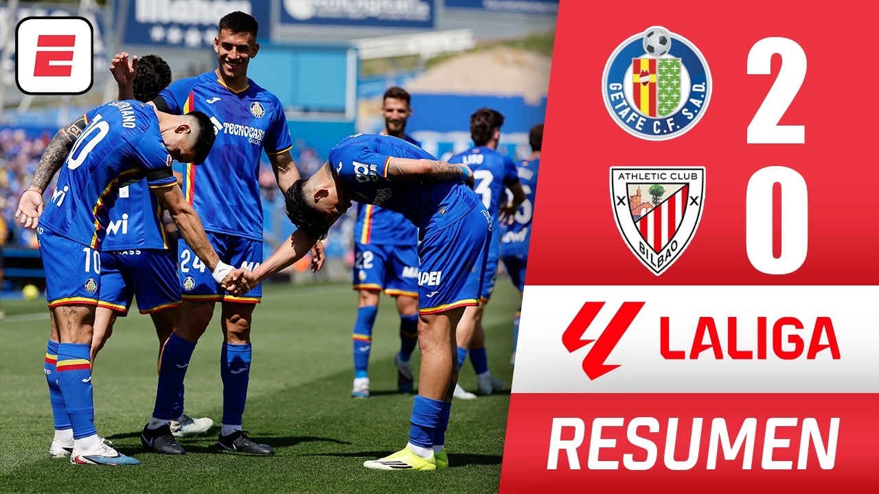 GETAFE hace el trabajo, suma 3 puntos con triunfo 2-0 ante el ATHLETIC y sueña con Europa | La Liga