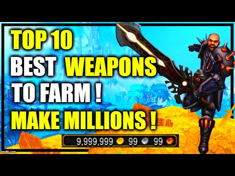 MAKE MILLIONS farming these weapons !! TOP 10 best weapons to farm | WoW GoldMaking Shadowlands