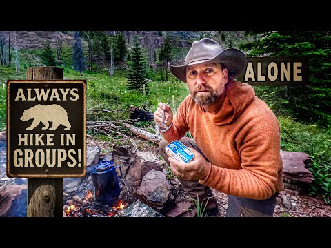 Grizzly Country Survival: Sleeping Exposed with NO TENT