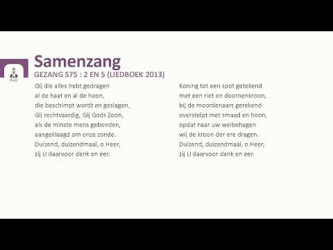 Passiestonden | 13 april 2022 - Ds. G.M. van Meijeren (PKN Zeist)
