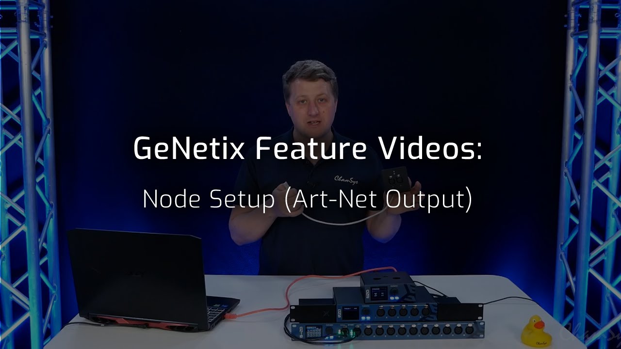 GeNetix Feature Videos: Node Setup (Art-Net Node Setup)