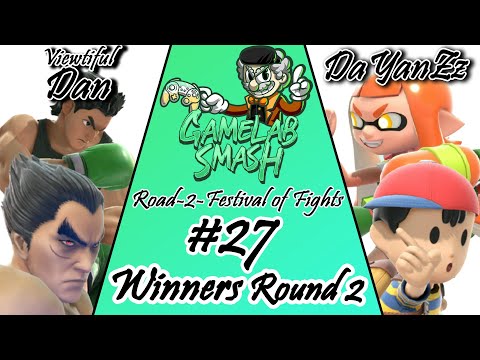 GameLab-Smash #27 ViewtifulDan (Little Mac) VS DaYanZz (Inkling / Ness)