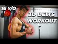 BEST WORKOUT TO BUILD 3D DELTS: HOW TO GROW YOUR SHOULDERS FAST! || 16 Year Old Yuval Shaul