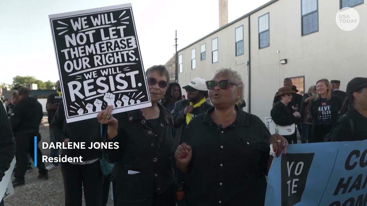 Louisiana residents protests against SCOTUS ruling on congressional maps