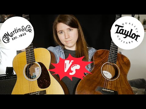 Martin 000JR-10E (Shawn Mendes) vs. Taylor GS Mini (Koa)