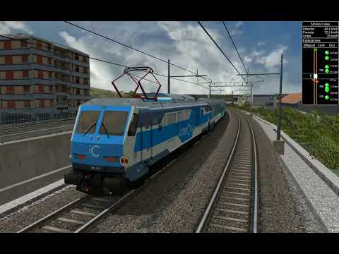 Cabina  Ic _Pilota Z1a  Nuova livrea  IC 541  ANCONA - FOLIGNO .