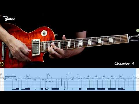 Guns N' Roses - November Rain Guitar Lesson Part.1 With Tab (Slow tempo)