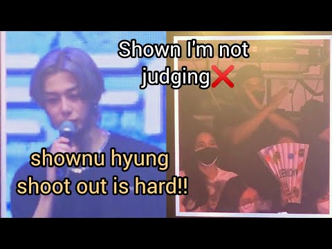 [eng] feels like shownu hyung judging me ¦ #monstax #hyungwon fancon mx agent day 2