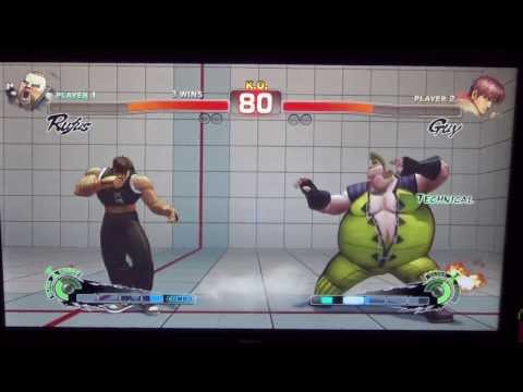 WNF Super Street Fighter 4 AE NGL Brentt (Rufus) vs ANBU_BushinStyle (Guy)