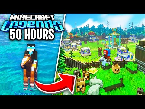 Surviving 50 Hours in Minecraft Legends
