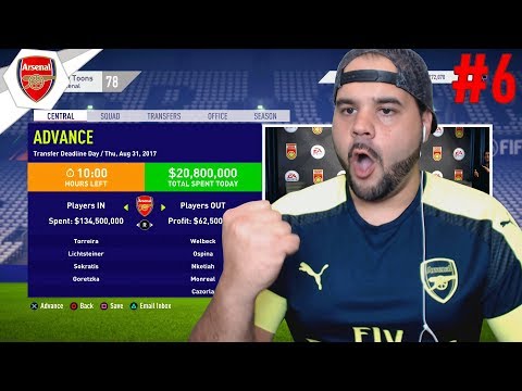 TRANSFER WINDOW DEADLINE DAY!! LENO TO ARSENAL? - FIFA 18 ARSENAL CAREER MODE #06