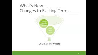 ERIC Thesaurus and Identifier Update