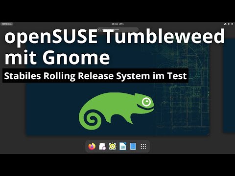 openSUSE Tumbleweed - Stabiles Rolling Release System test