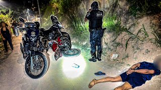 EMOCIONADO FRACO NO ASFALTO E PIOR AINDA NA TERRA.