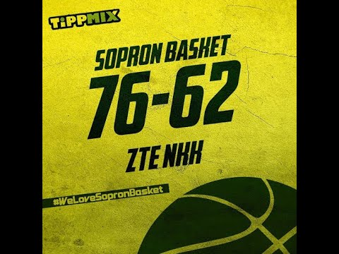Sopron Basket 76 – 62 ZTE NKK (Hungarian 2019/2020 regular season)