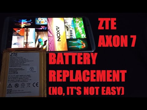 ZTE Axon 7, battery replacement (it's not easy!)