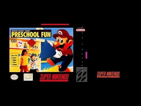 Mario's Early Years: Preschool Fun (Super Nintendo) (Gameplay) The SNES Files