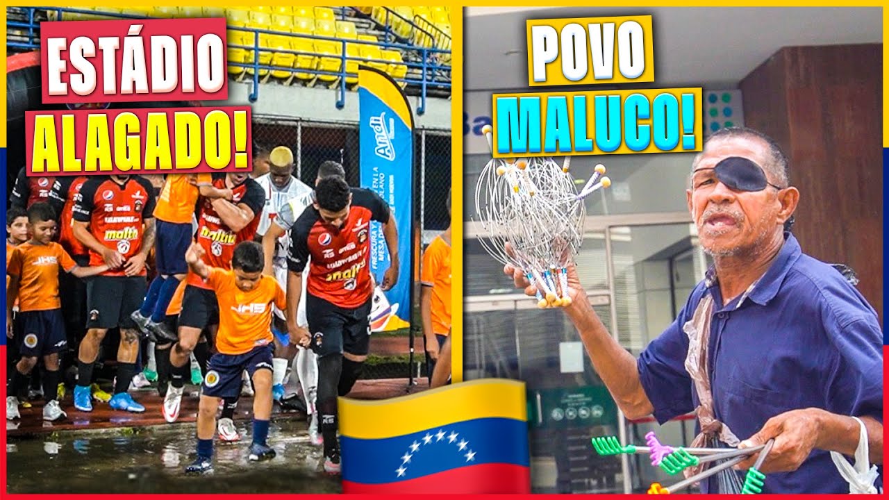 OLHA COMO ESTÁ O FUTEBOL E O POVO NA VENEZUELA! SURREAL!