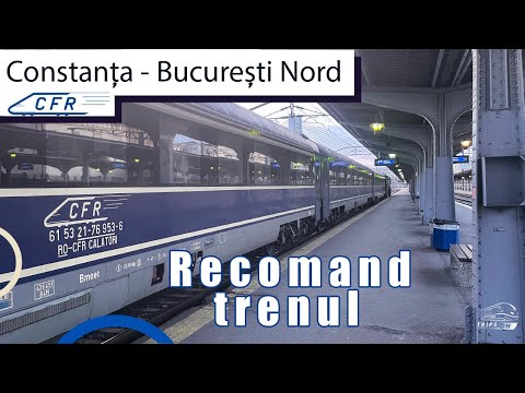 Cu trenul pe cea mai BUNA ruta din ROMANIA - CONSTANTA - BUCURESTI