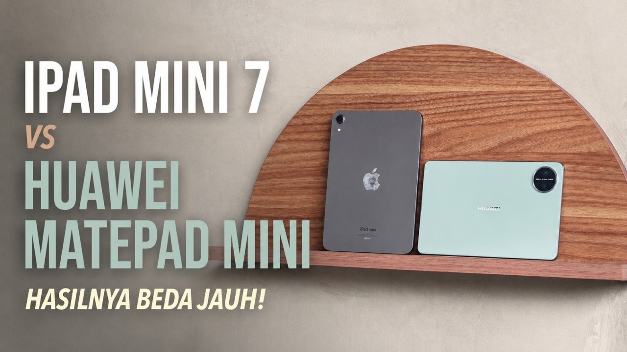 Nyari Tablet Kecil Buat Baca & Nonton HUAWEI MatePad Mini Bikin iPad Mini 7 Sungkem!