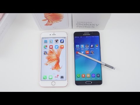 iPhone 6S Plus vs Galaxy Note 5 SPEED TEST and Comparison