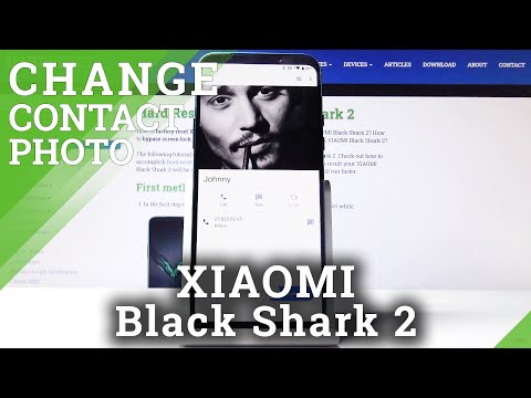 How to Add Photo to Contact in XIAOMI Black Shark 2 - Personalize Contacts
