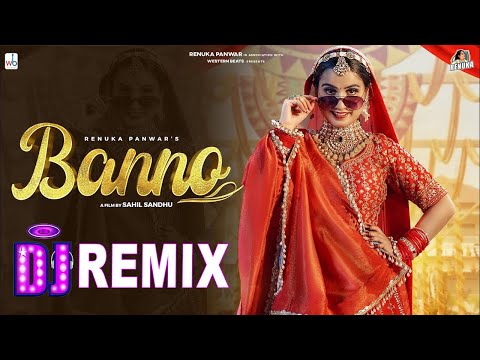 Renuka Panwar : Banno (Dj Remix high bass) Sahil Sandhu | New Haryanvi Song Haryanvi 2024