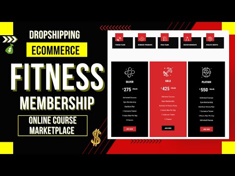 , title : 'How to create a Gym Fitness membership website'