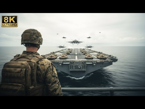 How America Navy's Built a Moving Airbase on the Open Sea #manufacturing #factorytour #usa