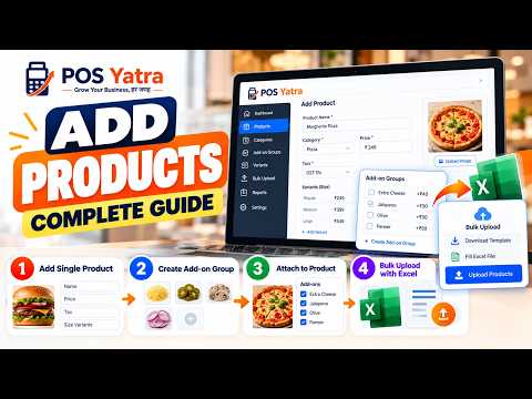 Add Products & Bulk Upload via Excel