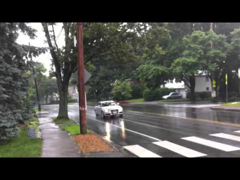 Morning traffic on Park Ave, Arlington MA