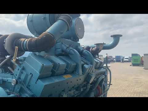 Cummins KTA 50 G1 Leroy Somer 1100 kVA generatorset stocknr 4278