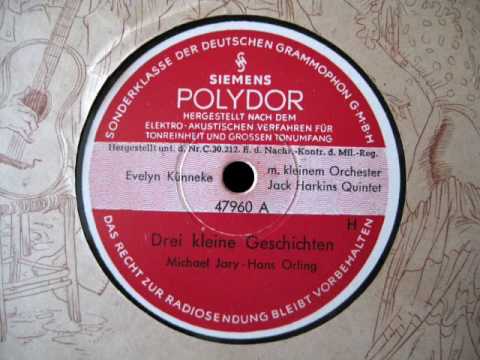 Evelyn Künneke singt Michael Jarey Song Drei kleine Geschichten 1946 lustiger Text !
