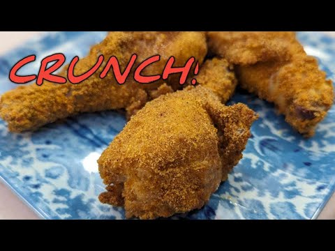 CRISPY CRUNCHY FRIED CHICKEN ZATARAIN'S AIR FRYER