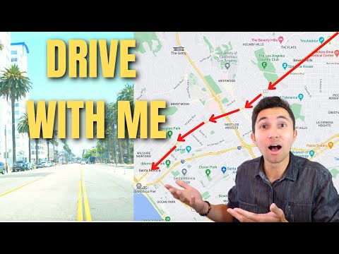 Santa Monica Blvd DRIVING TOUR from West Hollywood!