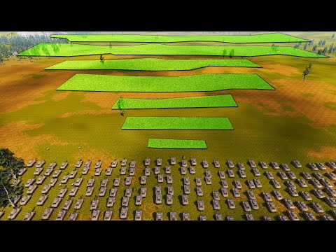 100 Sherman Tanks VS Increasing WAVES of ZOMBIES! - Ultimate Epic Battle Simulator 2 UEBS 2
