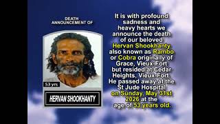 Hervan Shookhanty ~ Short Obituary