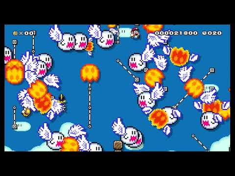 半自動　テレサとバブルの危険な空の旅　keep↑+A by Eye/XぎきSKG - SUPER MARIO MAKER - NO COMMENTARY 1bf