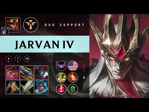Jarvan IV Support vs Karma - NA Master Patch 25.22