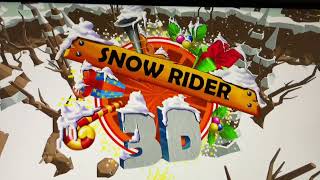 Playing rise up up and snow rider 3D